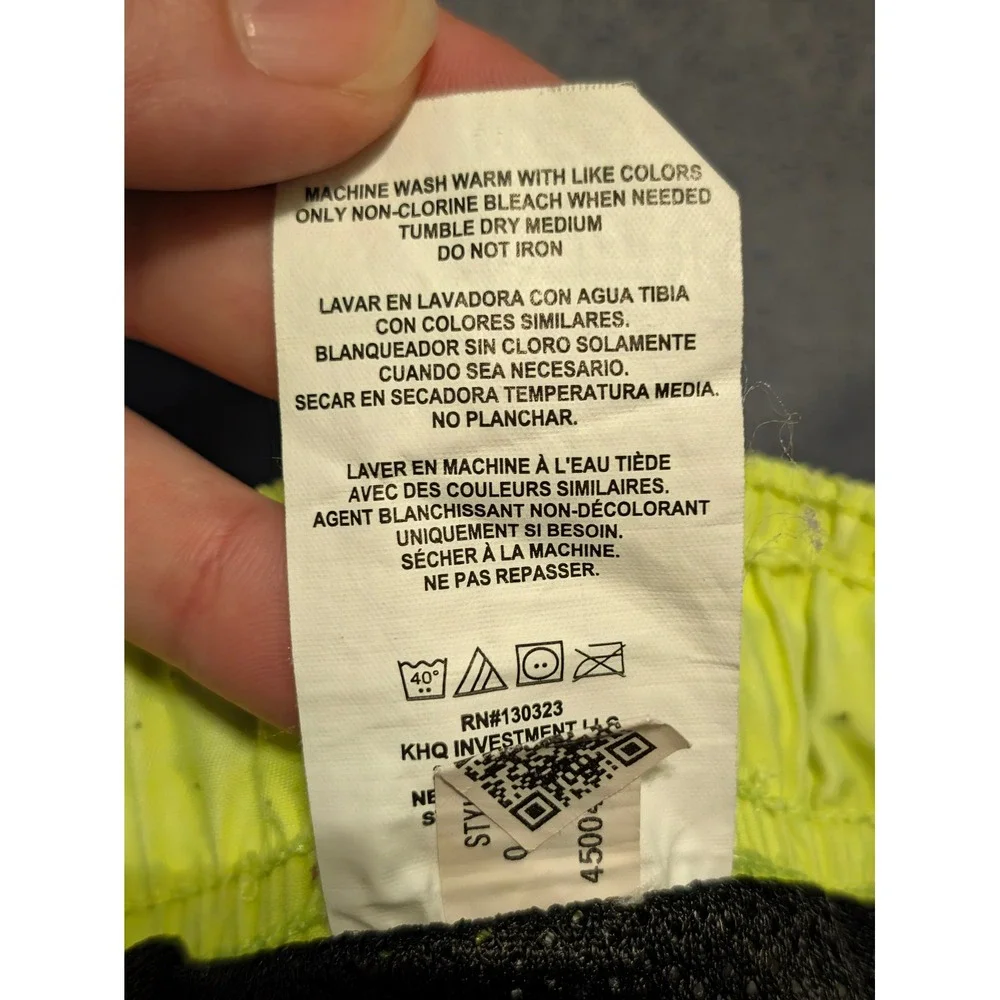 Under Armour Boys Neon Yellow Grey Ombre Swim Shorts Trunks YMD Medium
